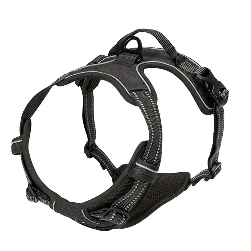 Adjustable Reflective Dog Harness - Breathable Vest for All Dog Sizes