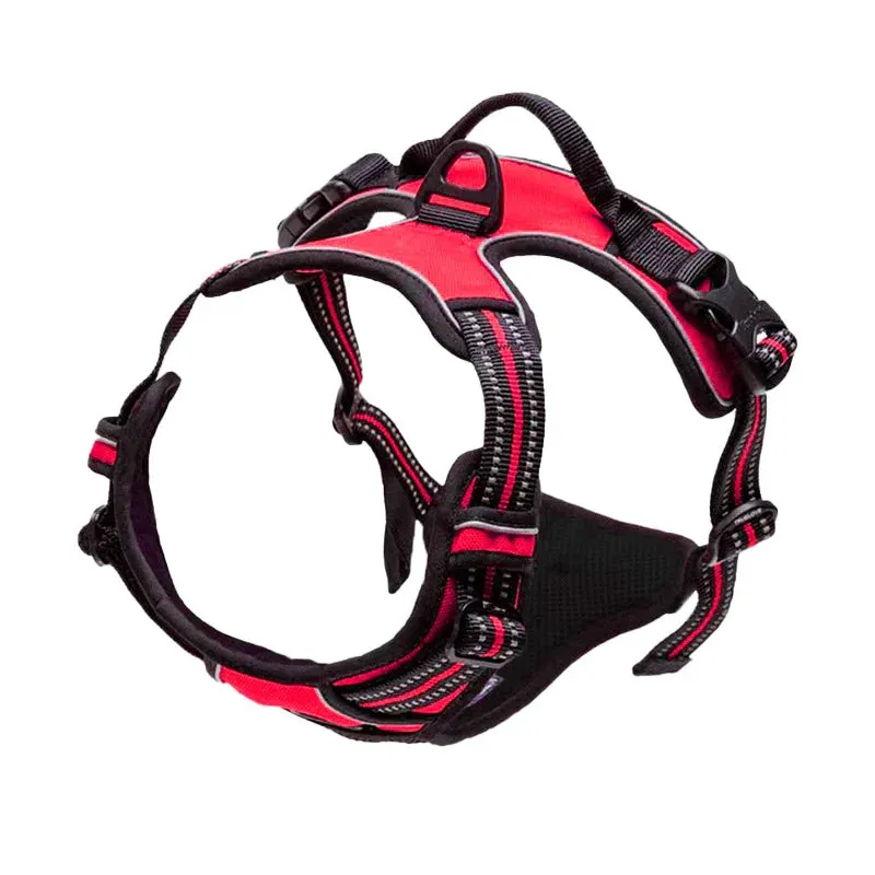 Adjustable Reflective Dog Harness - Breathable Vest for All Dog Sizes