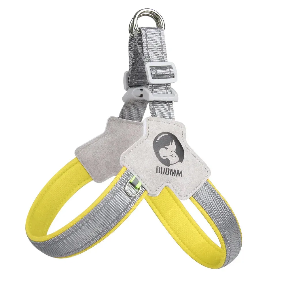 Adjustable Reflective Dog Harness for Small to Medium Dogs - Ideal for Outdoor Walking