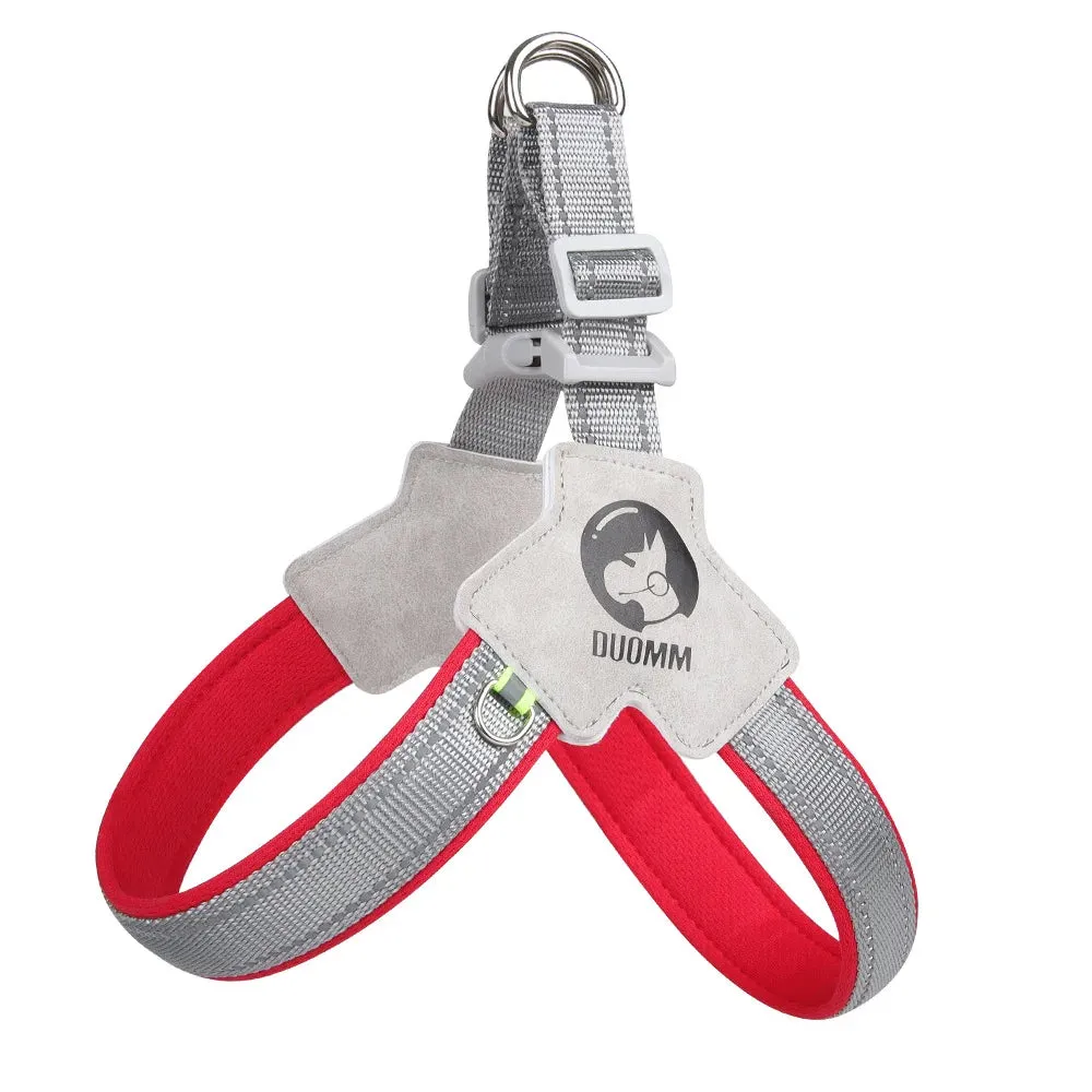 Adjustable Reflective Dog Harness for Small to Medium Dogs - Ideal for Outdoor Walking