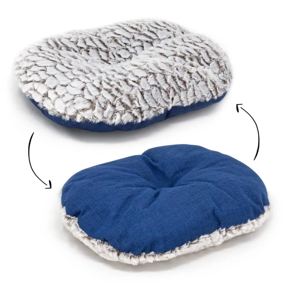 Alfie - Navy Soft Dog Bed  - Size S/M/L