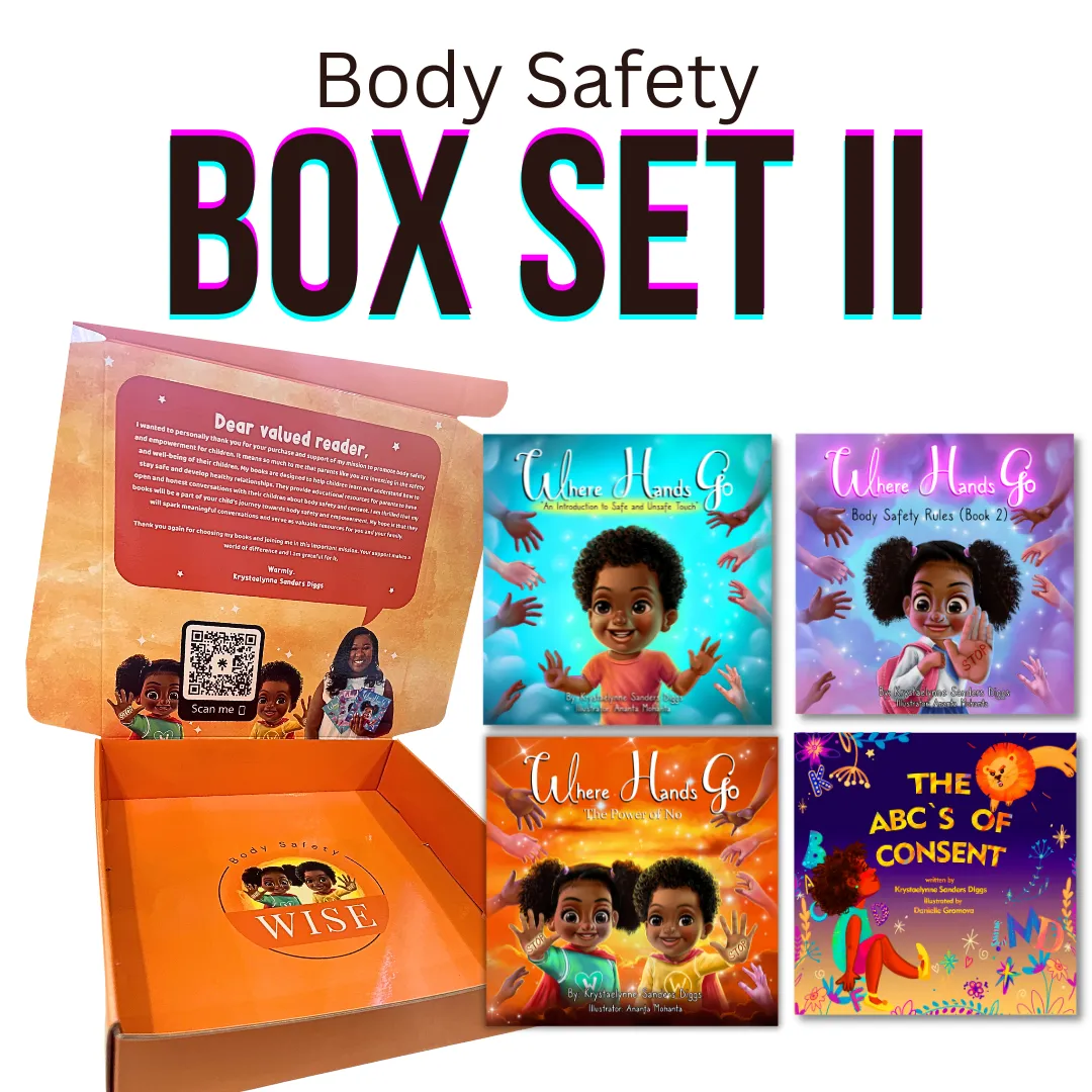 (Author Signed) Body Safety Box Set II: Four Book Set - Children's Books About Body Safety