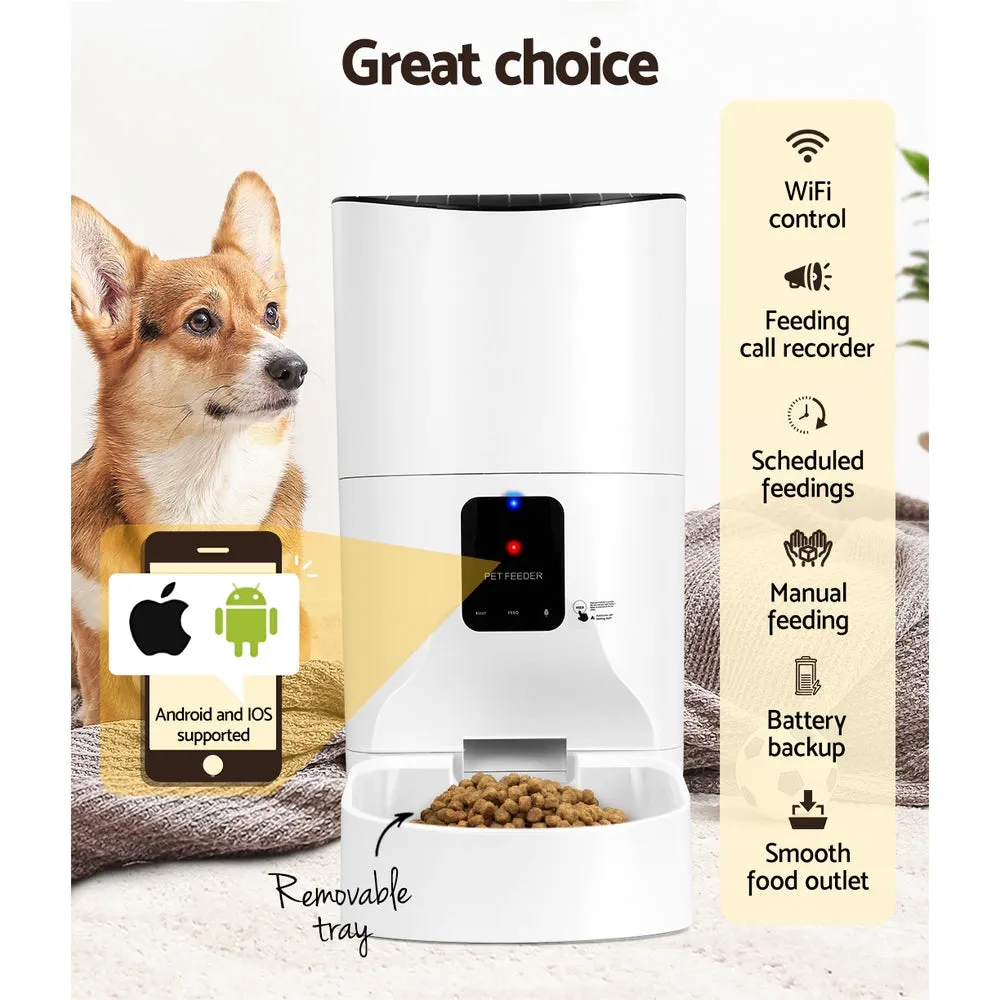 Automatic Pet Feeder 9L Auto Wifi Dog Cat Feeder Smart Food App Dispenser