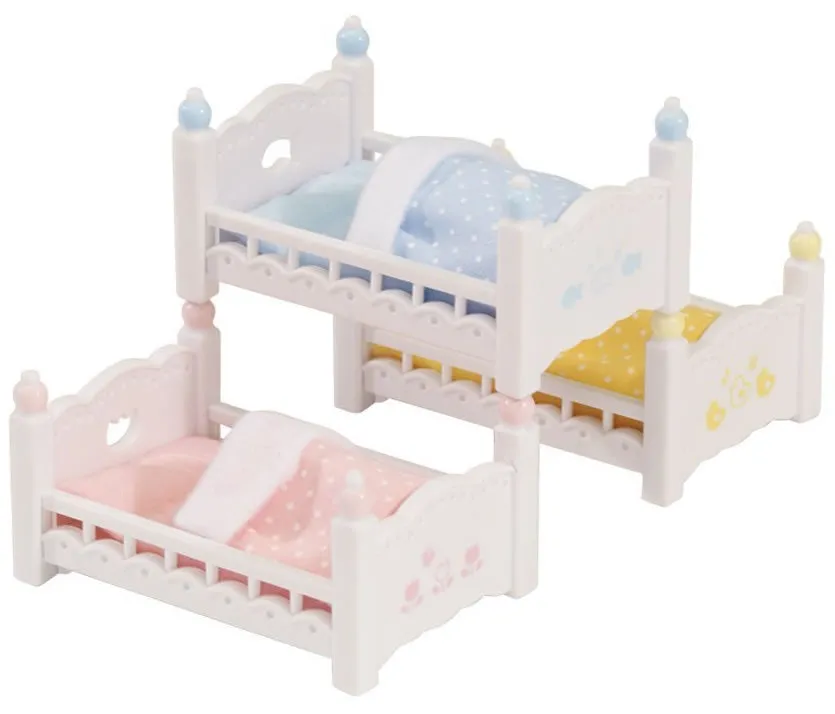 Calico Critters Triple Baby Bunk Beds