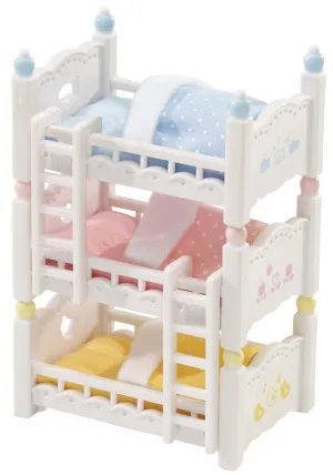 Calico Critters Triple Baby Bunk Beds