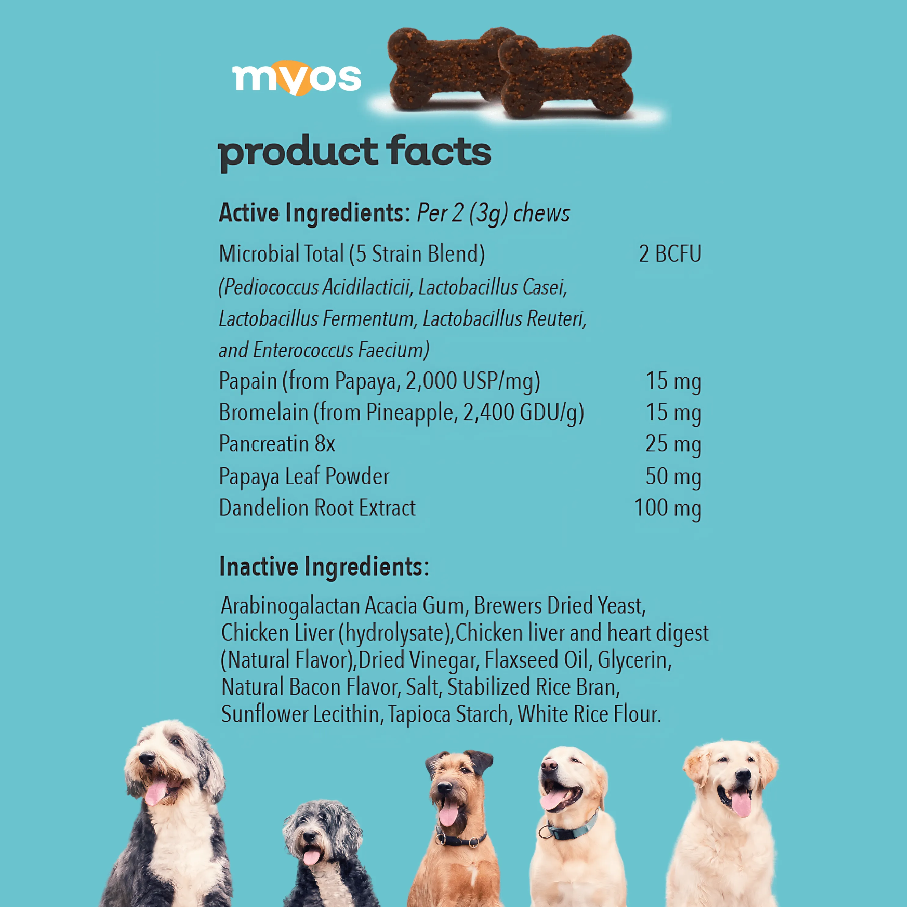 Canine Probiotic Chews