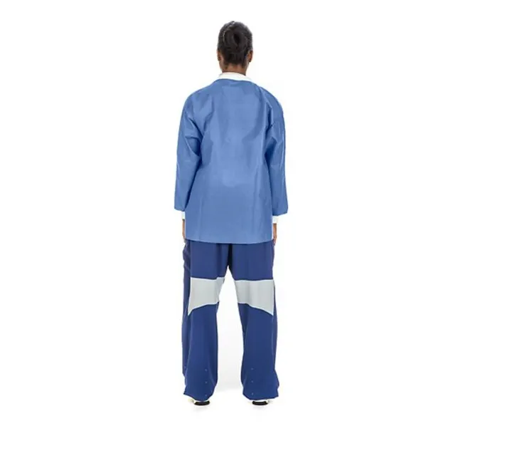 Cardinal Health Premium Hip Length Lab Jacket, Medical Blue