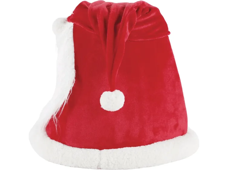 Christmas Cat Cushion Red Festive Hat