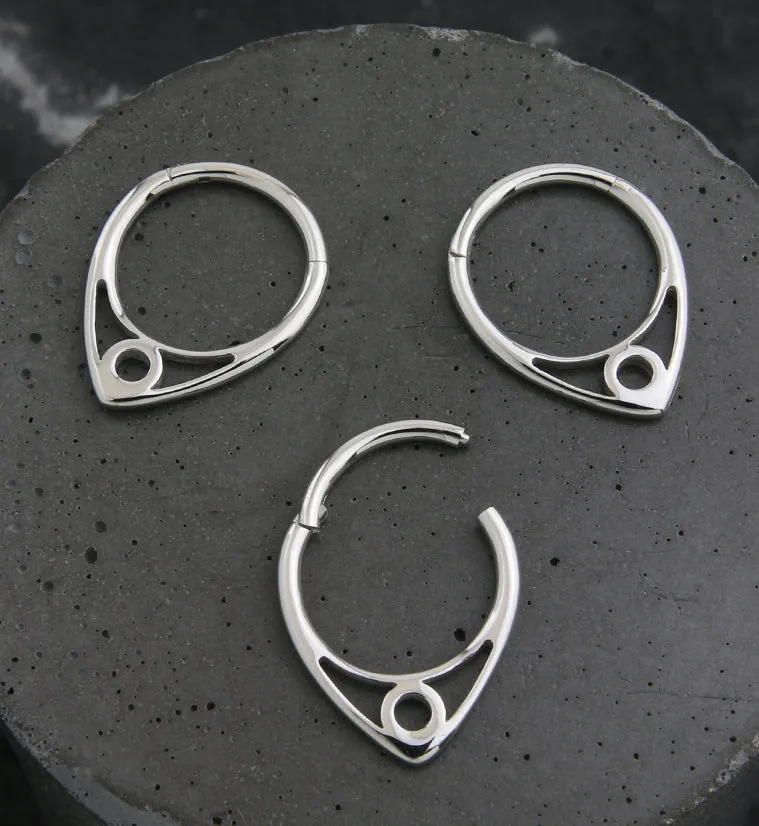 Circle Point Stainless Steel Hinged Segment Ring