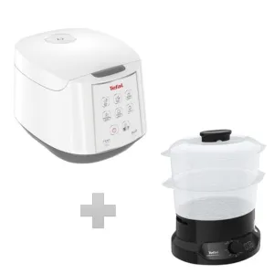 [CLEARANCE] Tefal RK7321 PLUS VC1398 Jar Rice Cooker Fuzzy Logic Spherical Pot 1.8L   VC1398