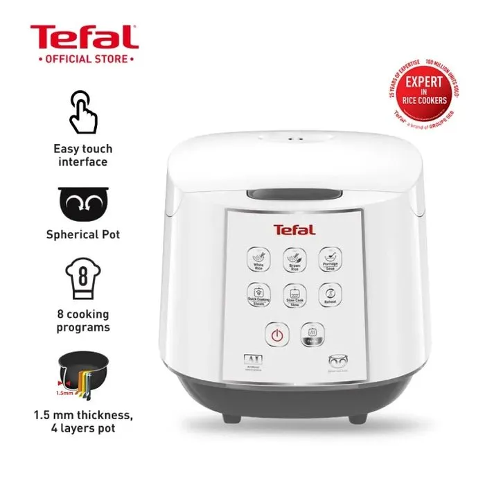 [CLEARANCE] Tefal RK7321 PLUS VC1398 Jar Rice Cooker Fuzzy Logic Spherical Pot 1.8L   VC1398