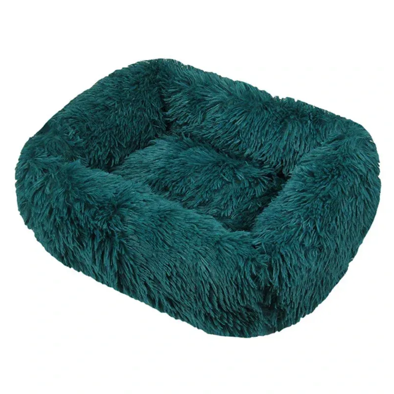 Cozy Plush Pet Bed for Dogs and Cats - Available in Multiple Sizes and Colors