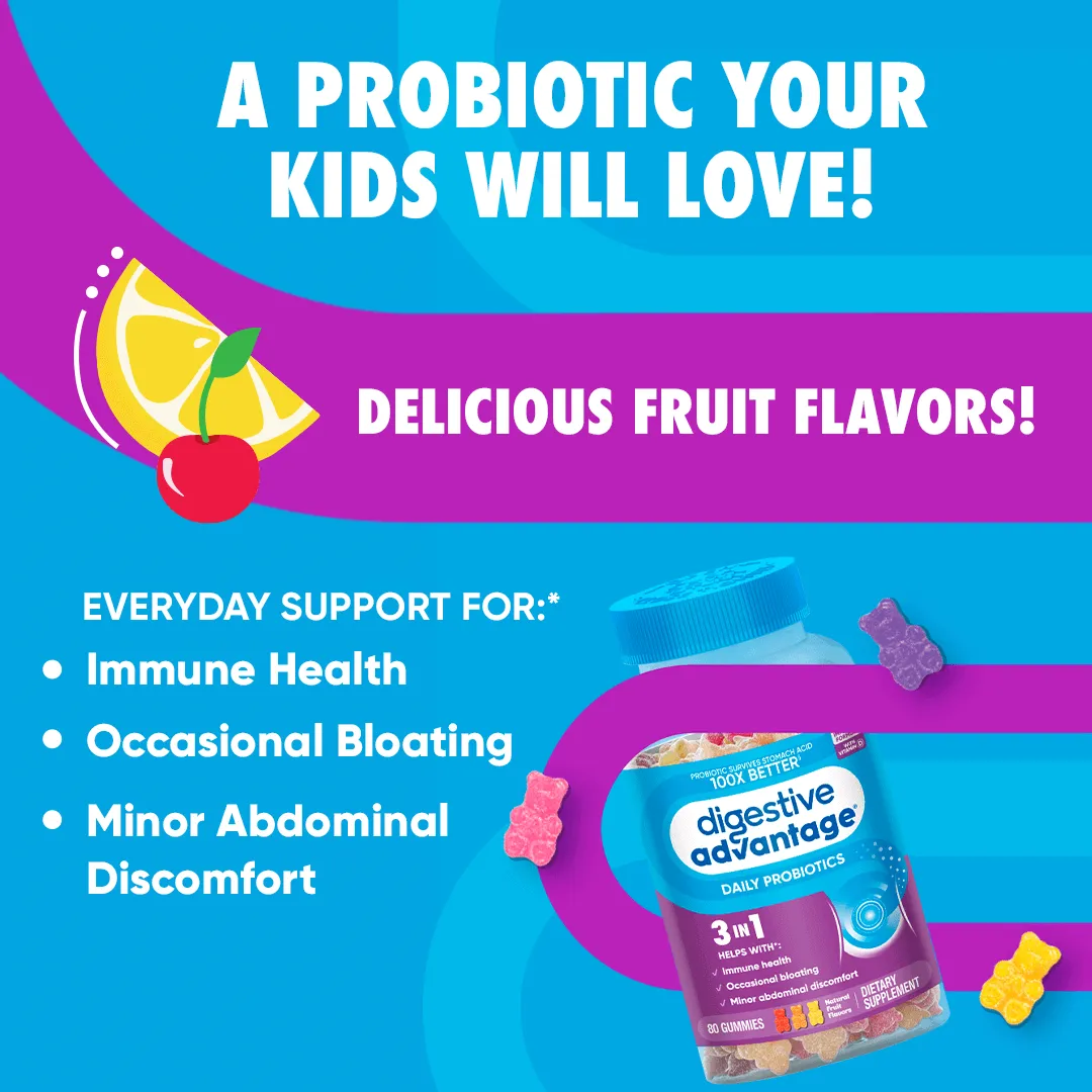 Digestive Advantage® KIDS Daily Probiotic Gummies