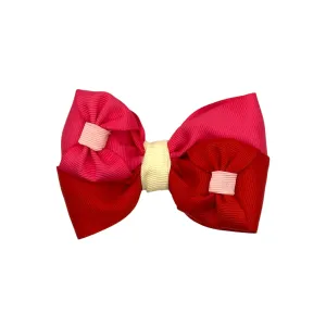 Dog Collar Bow: Red/Pink Dog Collar Bow