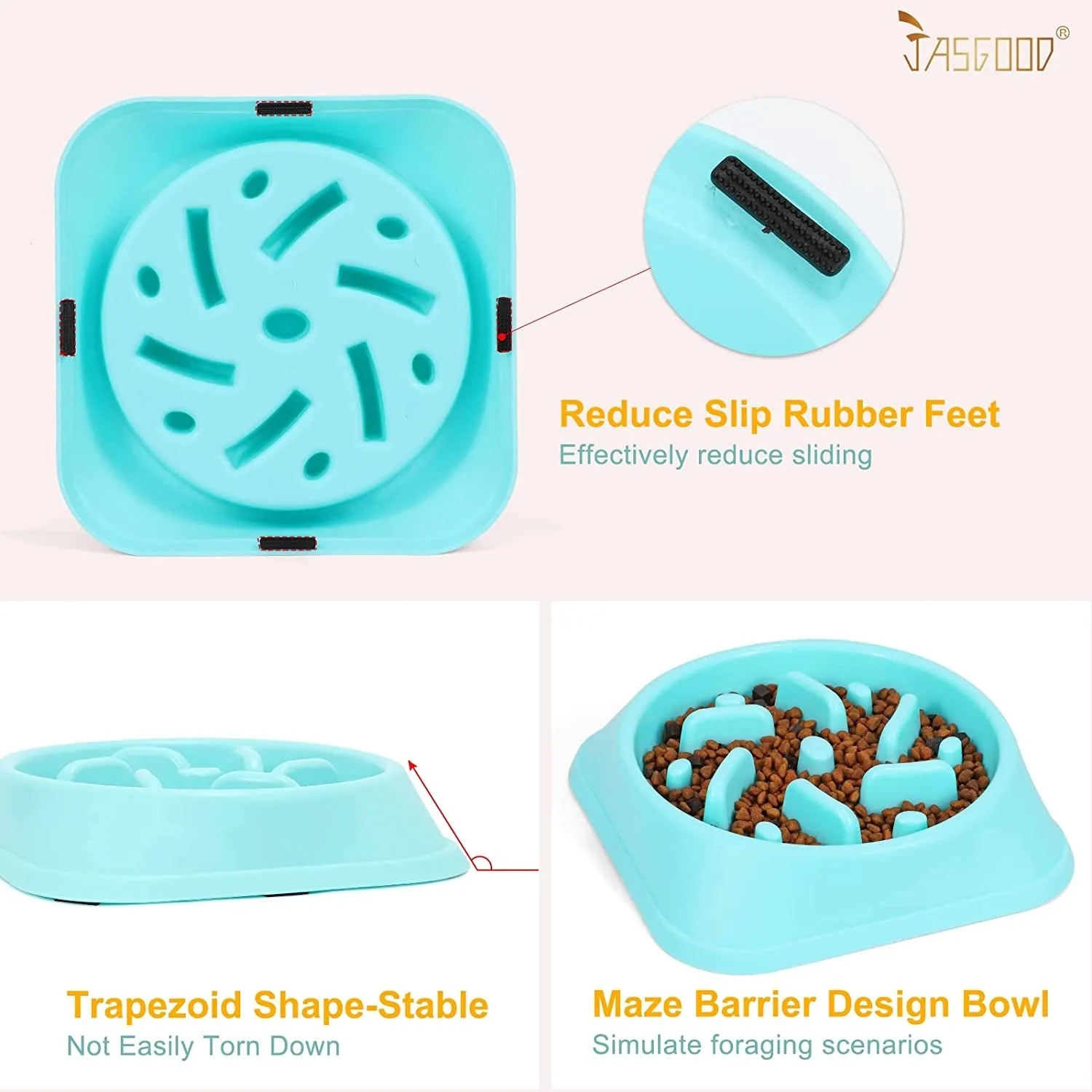 Dog Feeder Slow Eating Pet Bowl - Meet Bloat Buster! 🐾🍽️