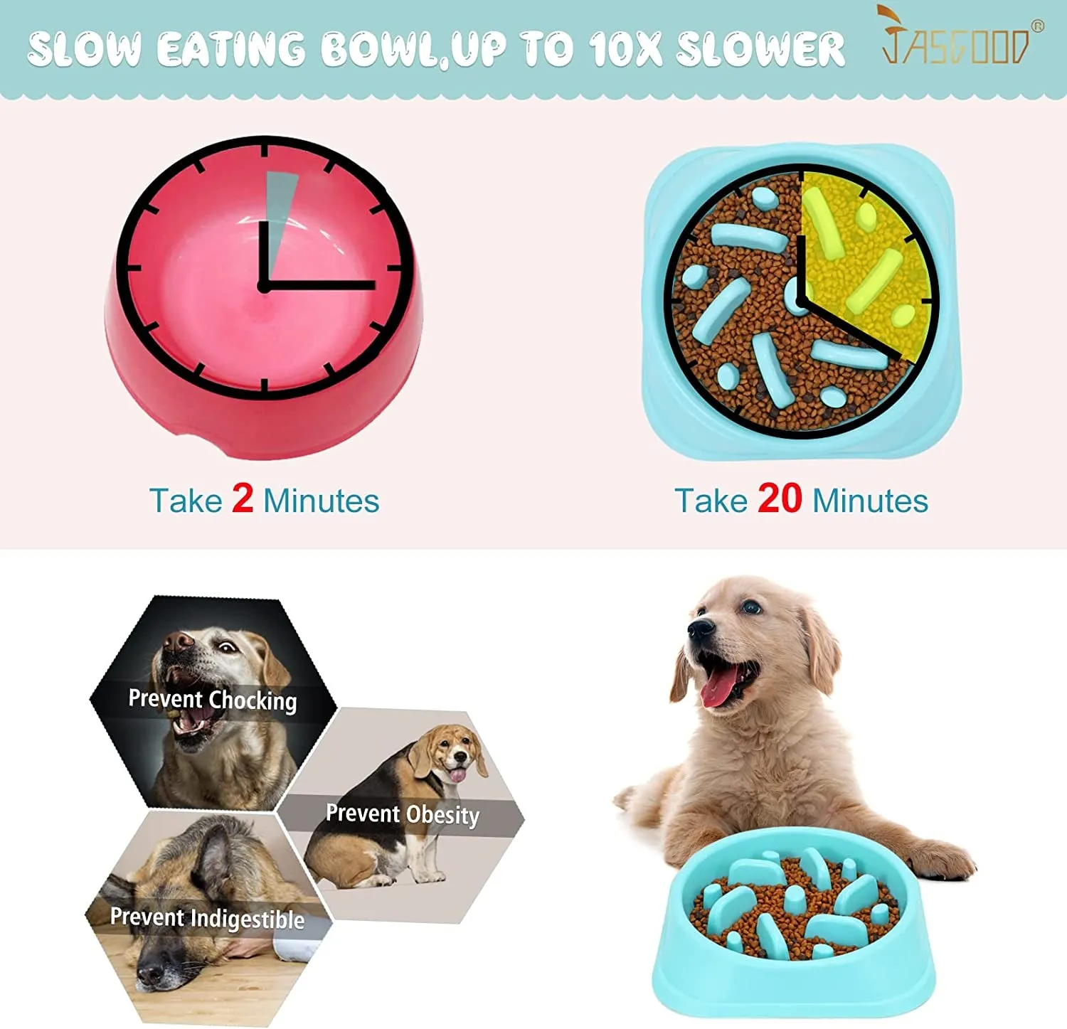 Dog Feeder Slow Eating Pet Bowl - Meet Bloat Buster! 🐾🍽️