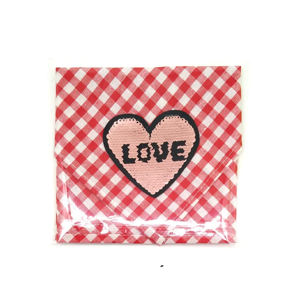 Dog Valentine's Day Saliva Towel