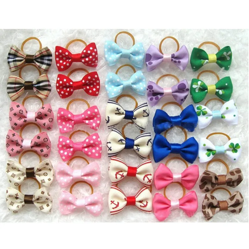 Double-Layer Pet Hair Bows