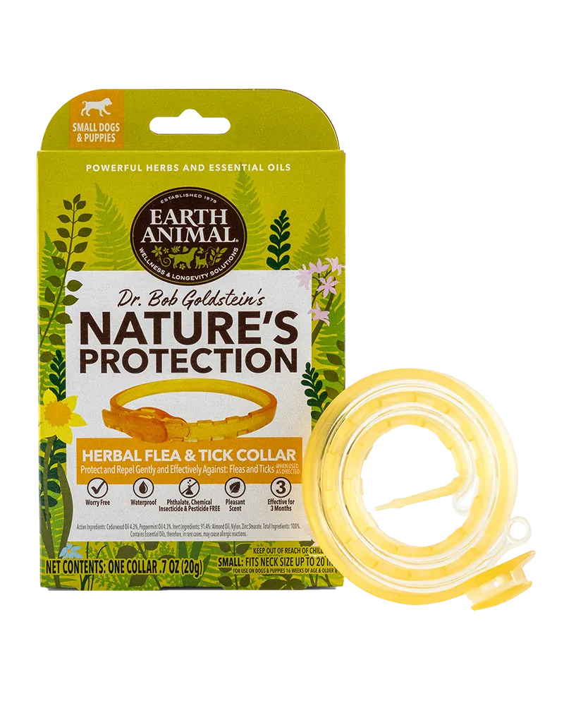 Earth Animal Nature's Protection Herbal Flea & Tick Dog Collar - Small Dogs & Puppies