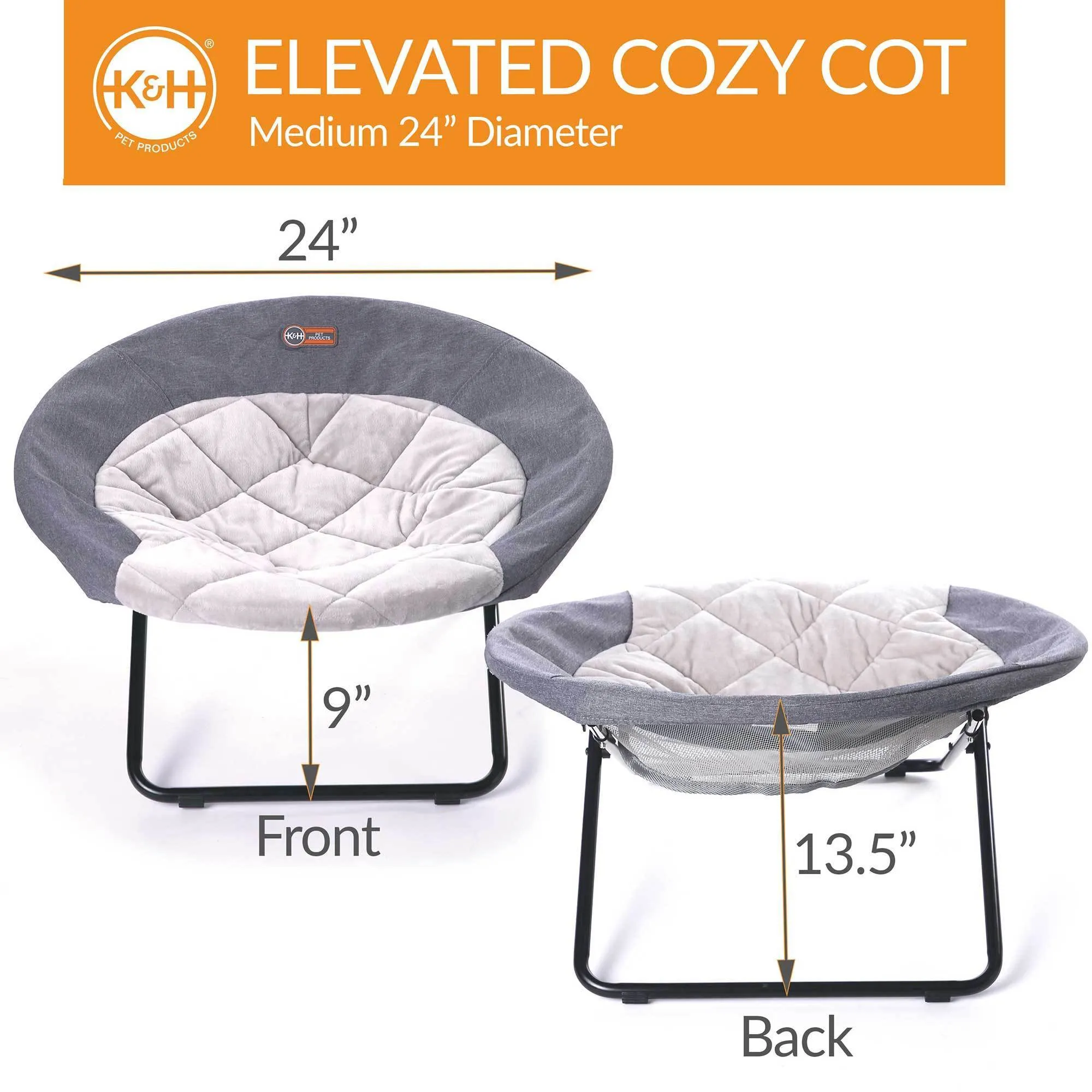 Elevated Cozy Cot for Cats