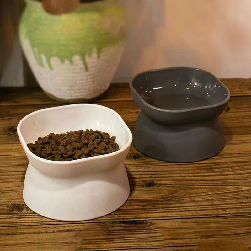 Elevated Dual-Use Pet Feeder for Cats and Dogs