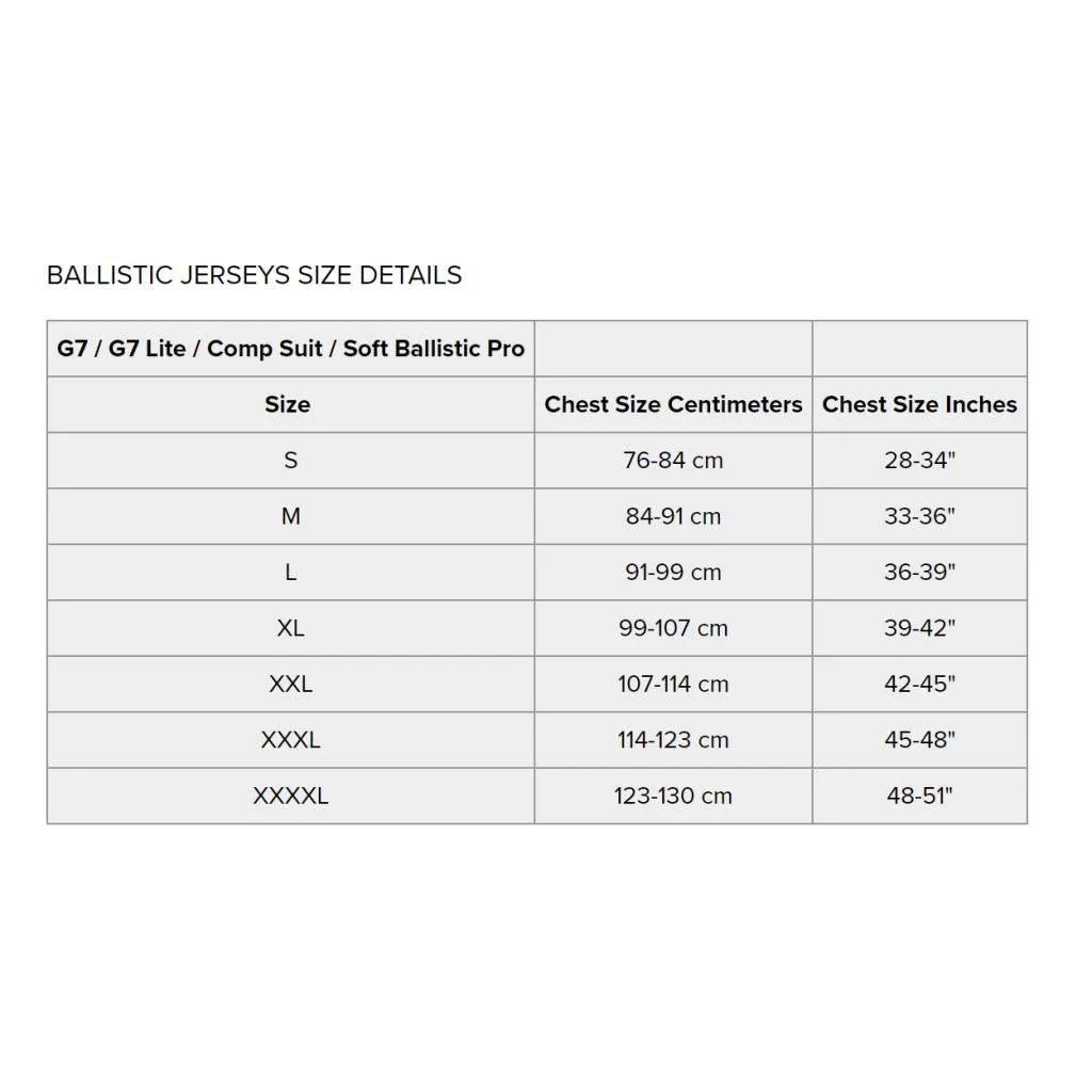 EVS Ballistic Jersey Comp Suit | CS20-BKR