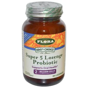 Flora Udo's Choice Super 5 Lozenge Probiotic 60 Lozenges