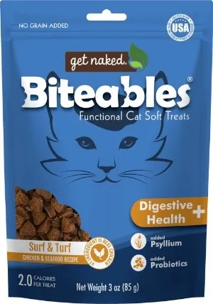 Get Naked Biteables Digestive Health PLUS Functional Cat Soft Treats