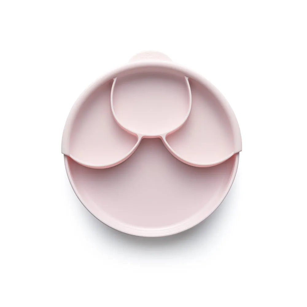 Healthy Meal Suction Plate Set - Cotton Candy