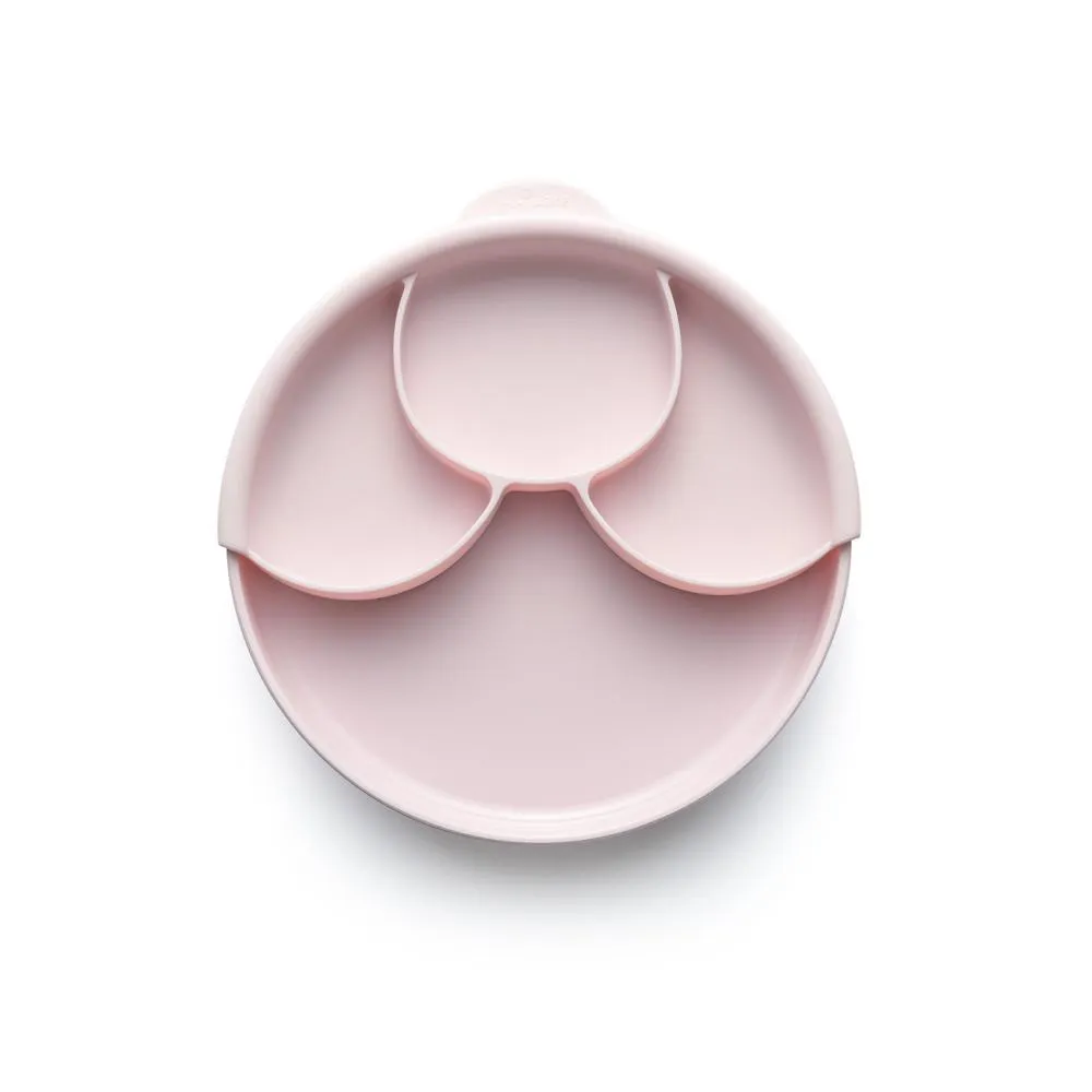 Healthy Meal Suction Plate Set - Cotton Candy