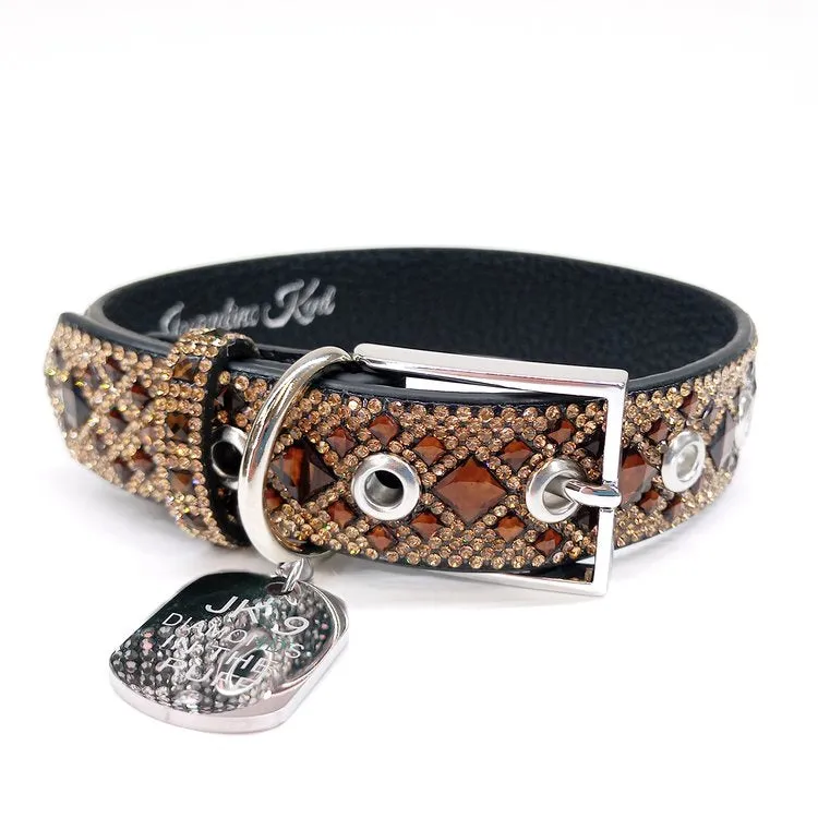 Jacqueline Kent Collection,  Diamond in the Ruff Dog Collars (Small)