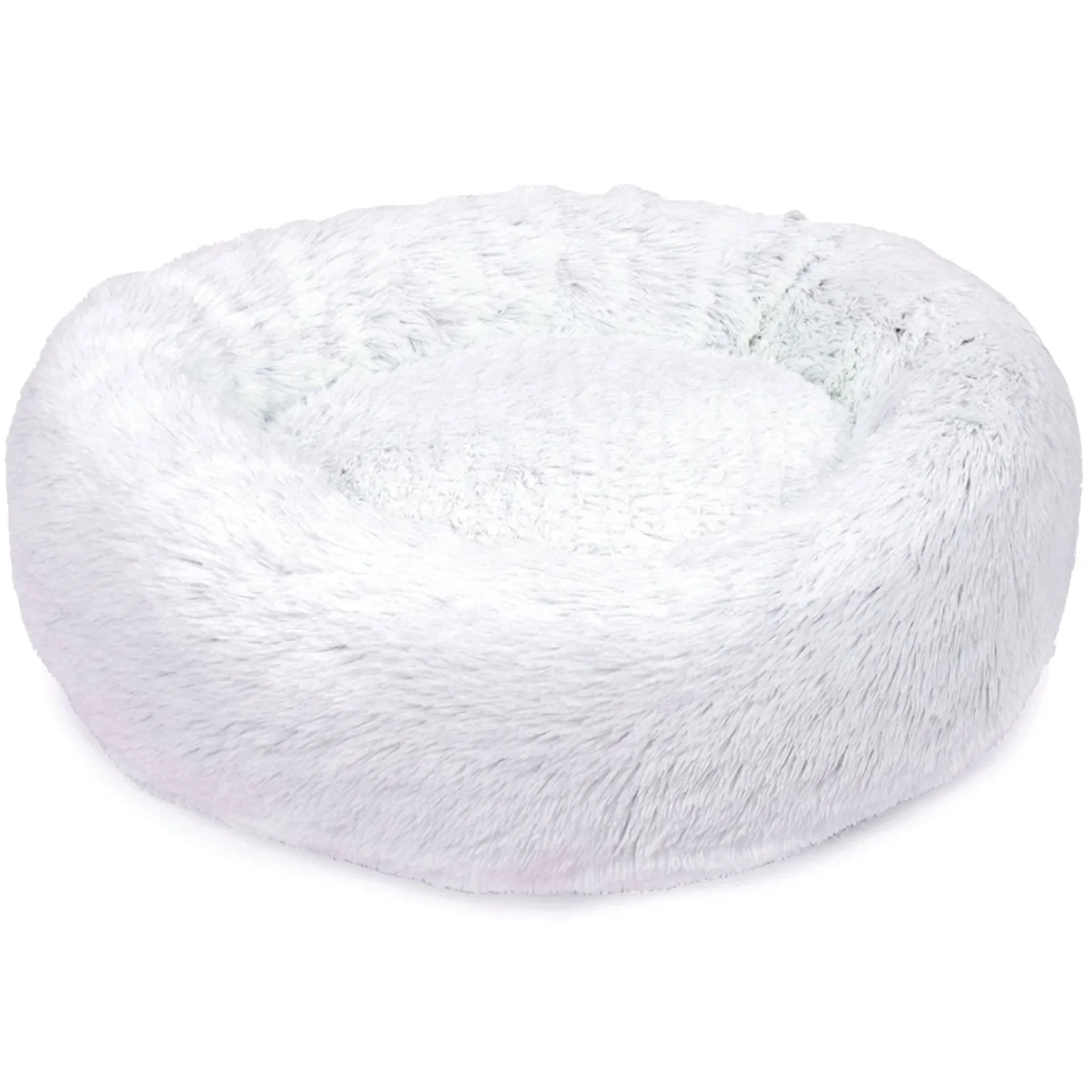 Jax & Bones Arctic Shag Donut Bed - Small