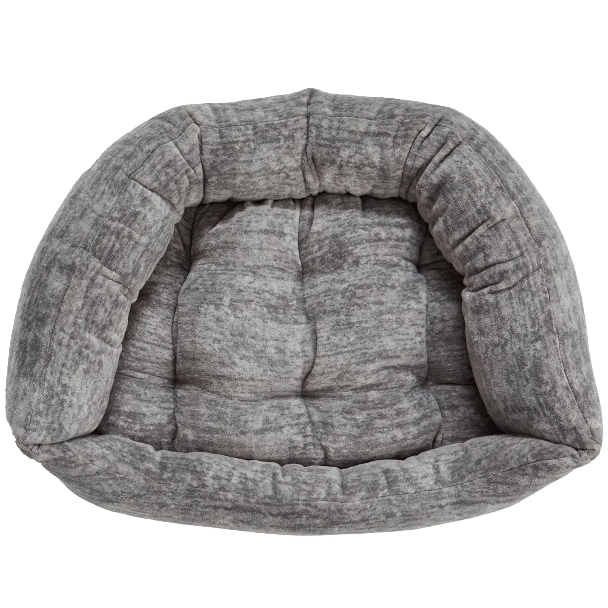 Jax & Bones Napper Bed - Silky Grey Fur