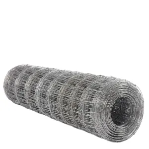 KANG Fencing Hinge Joint Fence, Hot Dipped Galvanized Steel Wire Mesh, 90cmx100m Roll