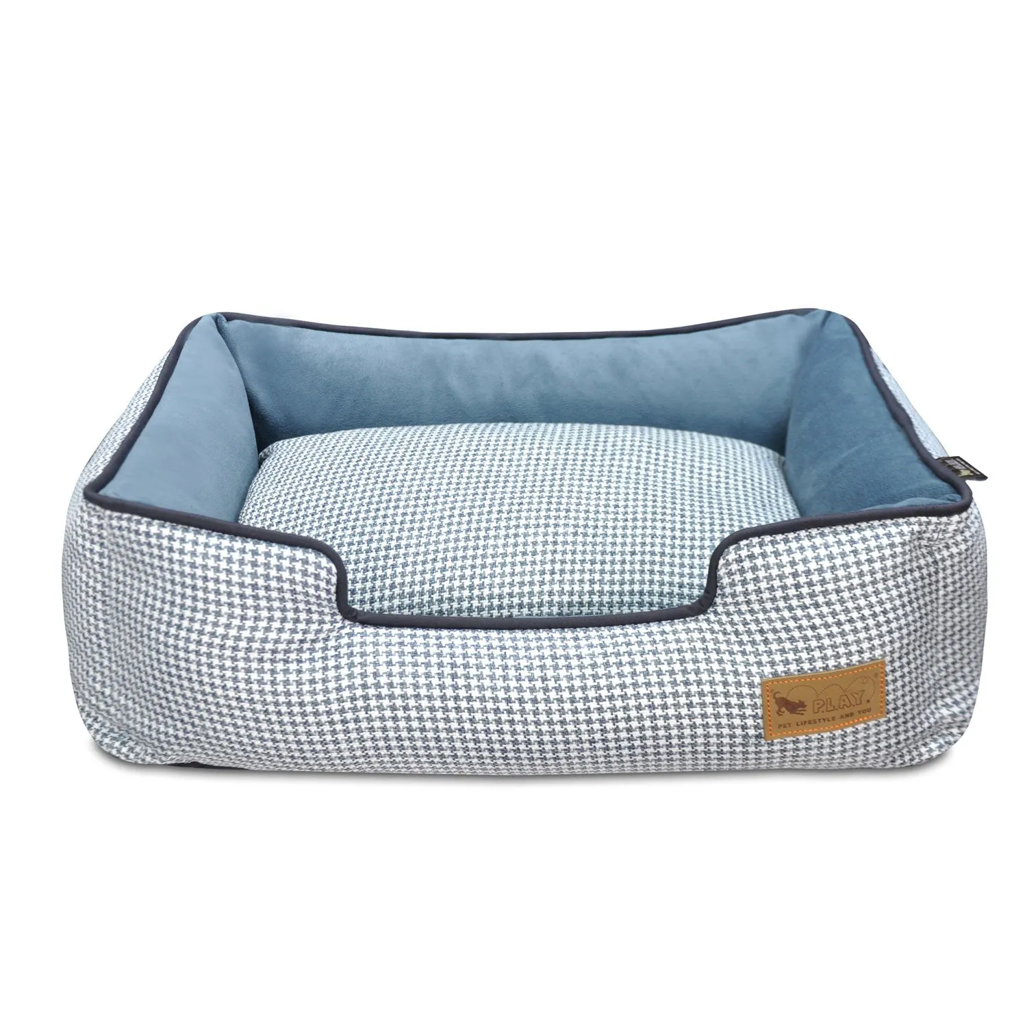 Lounge Bed - Houndstooth