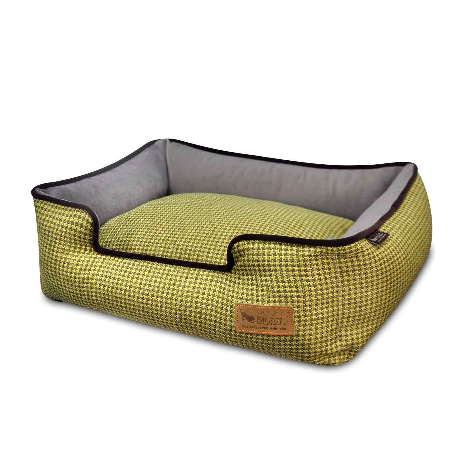 Lounge Bed - Houndstooth