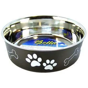 Loving Pets Bella Dog Bowl Espresso Extra Large^^^