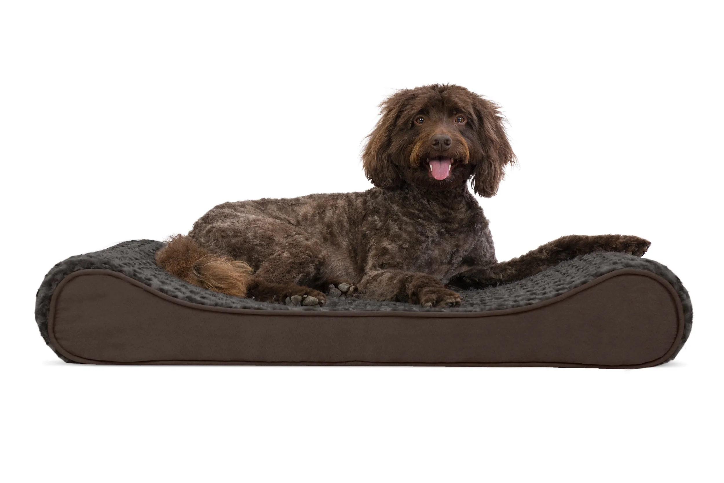 Luxe Lounger Contour Dog Bed - Ultra Plush