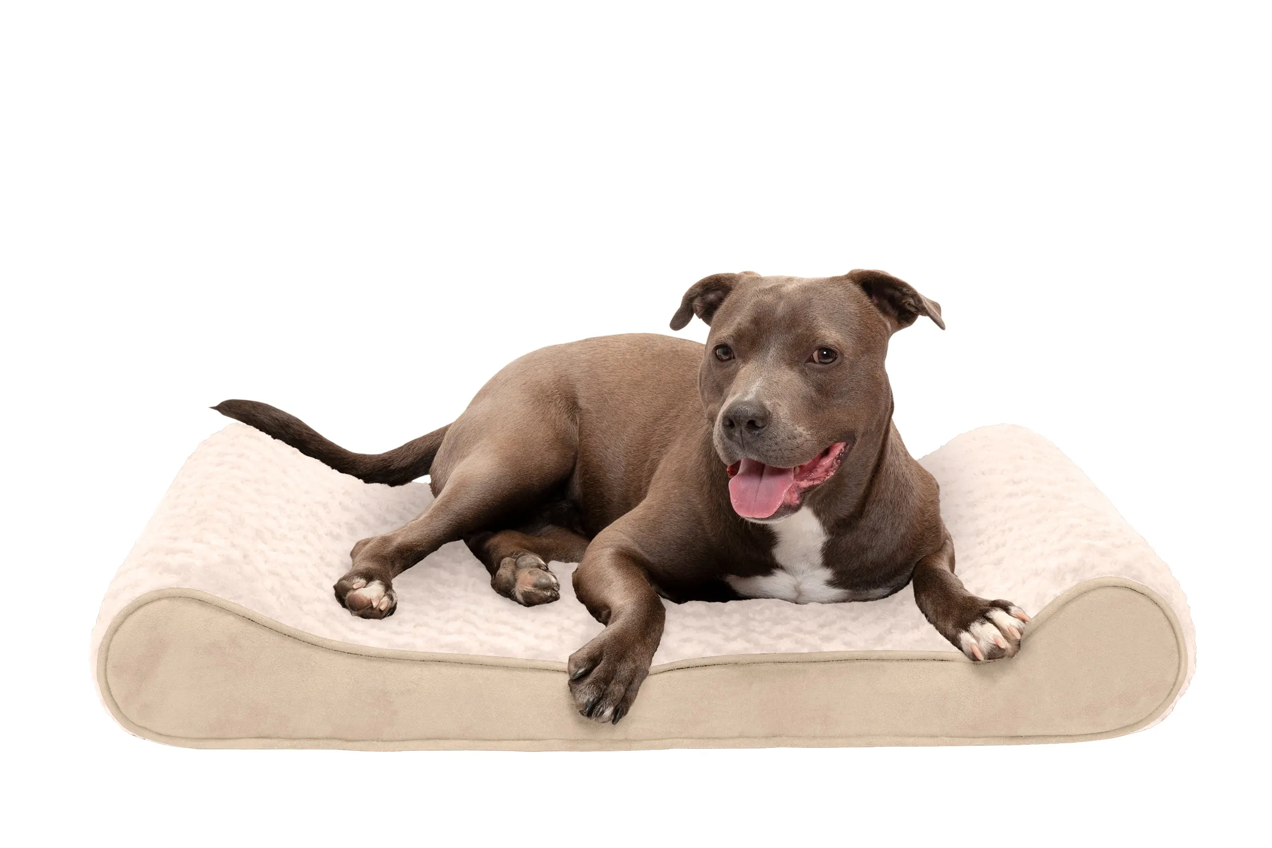 Luxe Lounger Contour Dog Bed - Ultra Plush