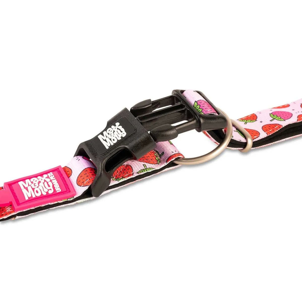 Max&Molly Smart ID Dog Collar Strawberry Dream S 11-18"