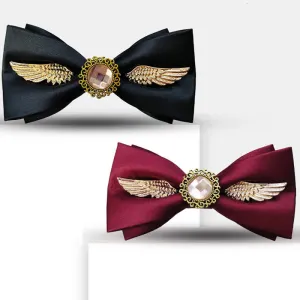 Men's Golden Wings Gemstone Suit Bow Tie