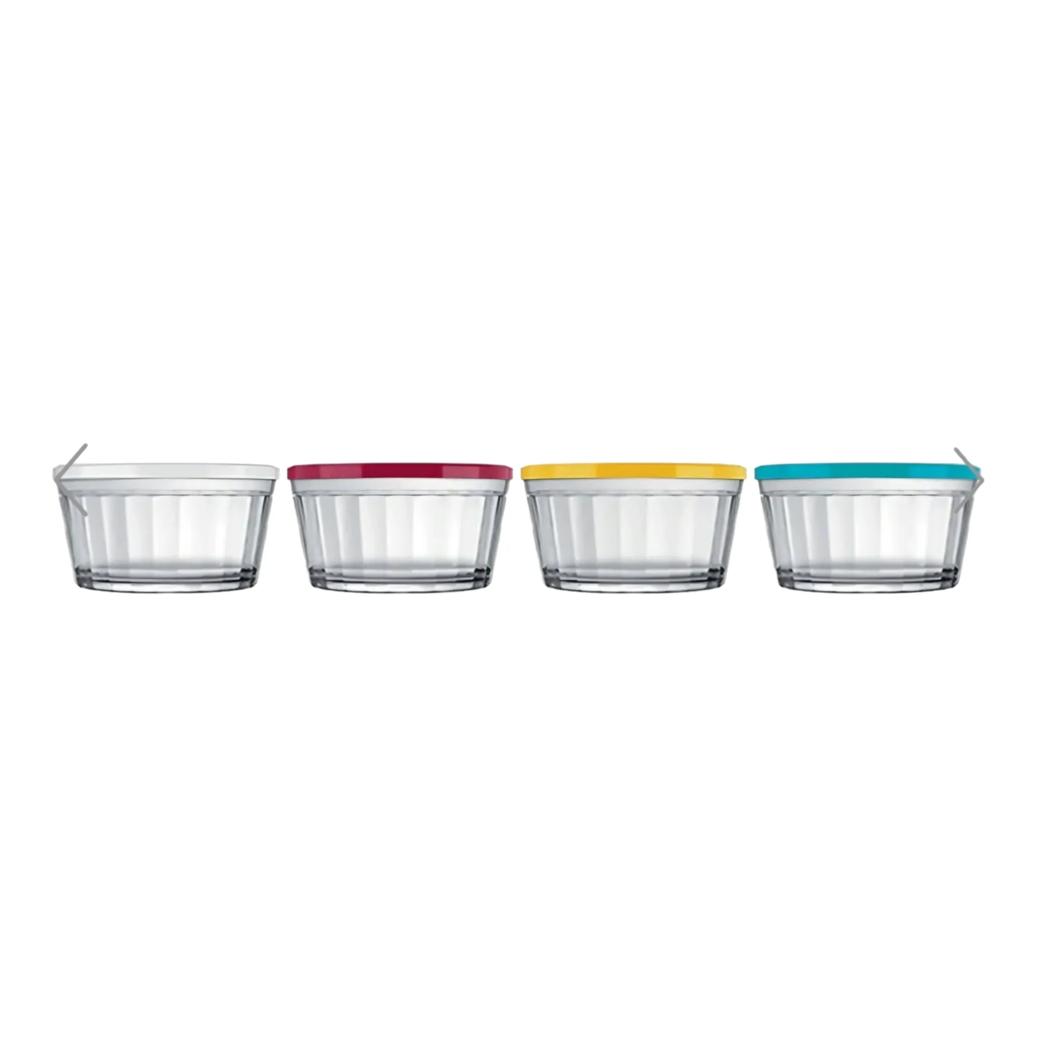 Nadir Americano Extra Large Bowl 1L with Colour Plastic Lid 26052