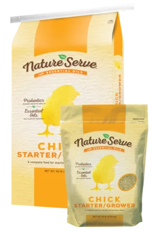 NatureServe Non-Medicated Chick Starter and Grower Feed