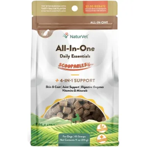 NaturVet Scoopables All-In-One 4-in-1 Support Dog Supplement