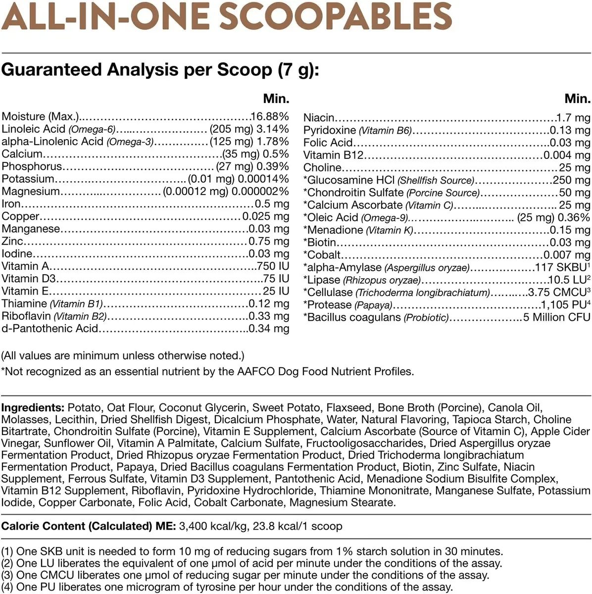 NaturVet Scoopables All-In-One 4-in-1 Support Dog Supplement