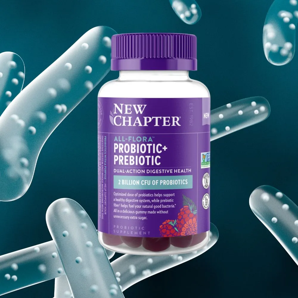 New Chapter All-Flora Probiotic   Prebiotic 60 Gummies