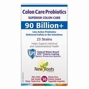 New roots - colon care probiotic (90b) - 30 vcaps