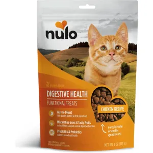 Nulo Digestive Health Functional Probiotic Chicken Recipe Grain-Free Crunchy Cat Treats