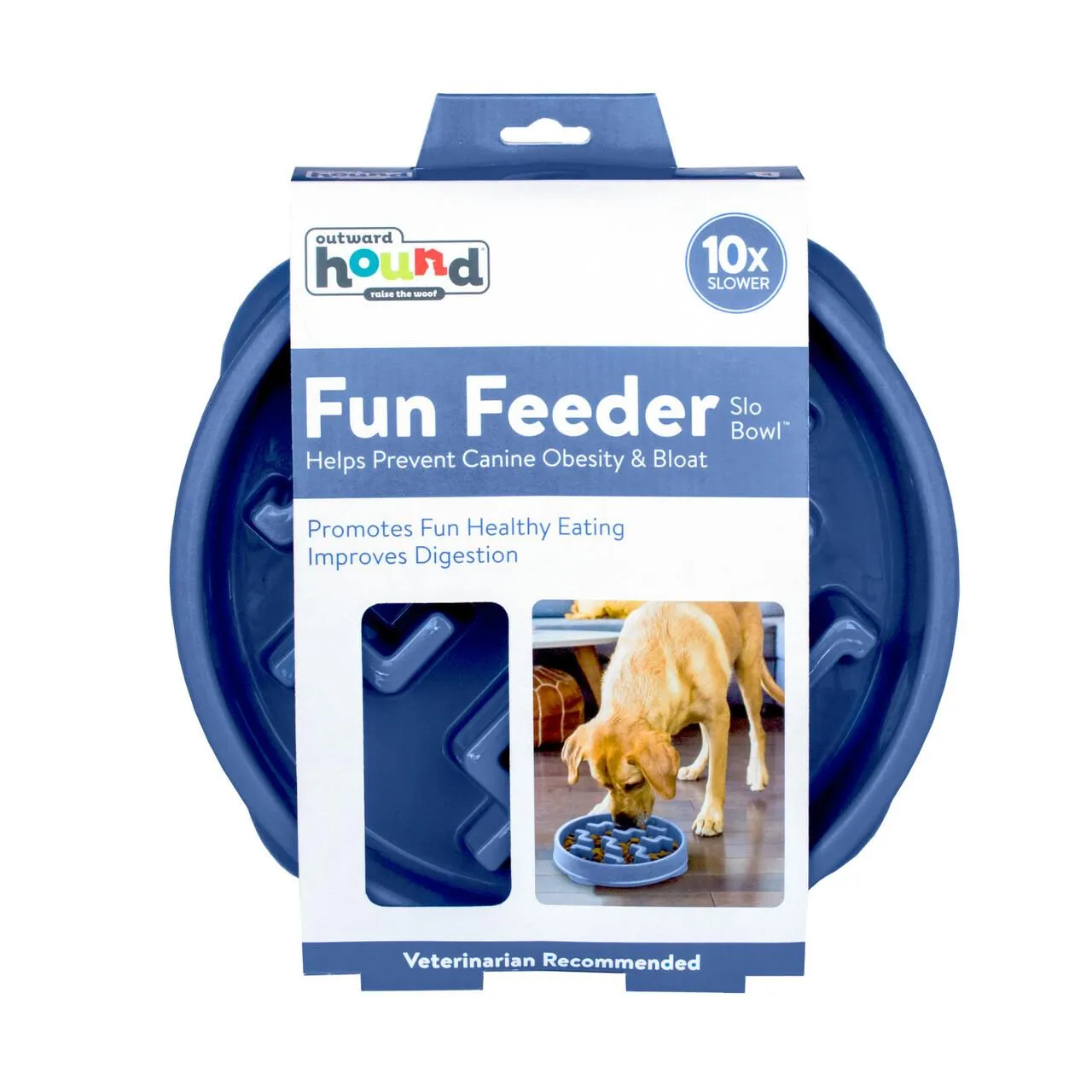 Outward Hound Fun Feeder Slo Bowl - Med/Mini