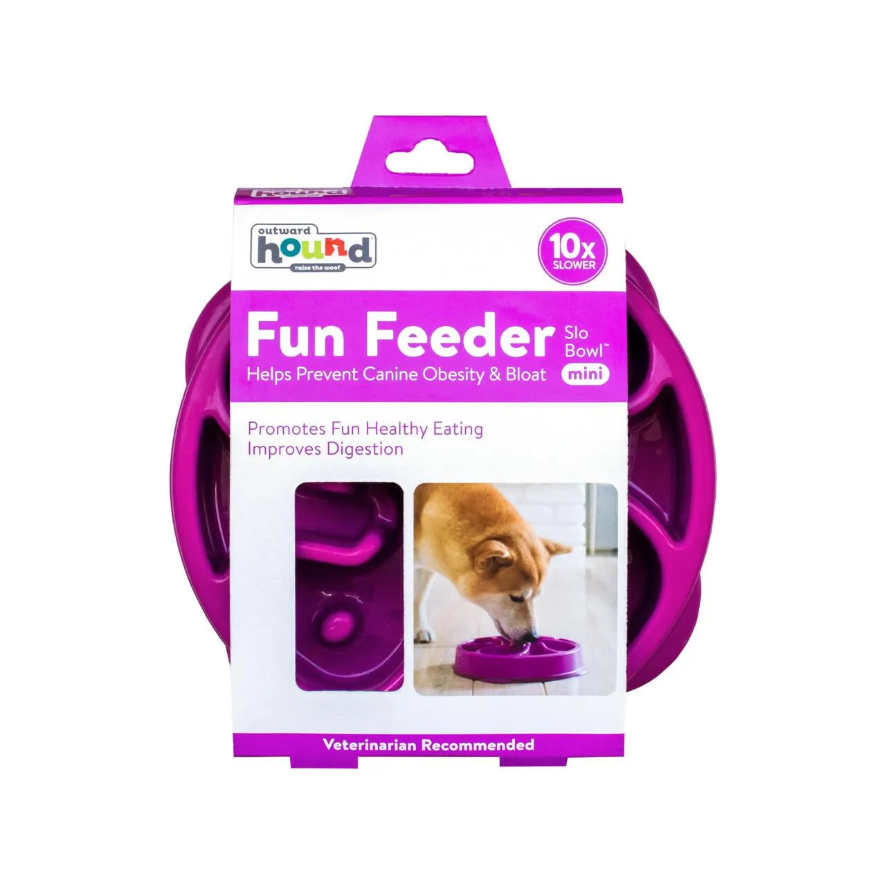 Outward Hound Fun Feeder Slo Bowl - Med/Mini